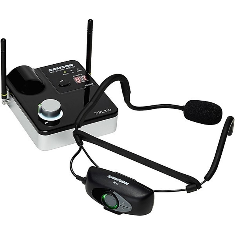 Samson Air99m Wireless Headset Microphone System Black Fitness Performance